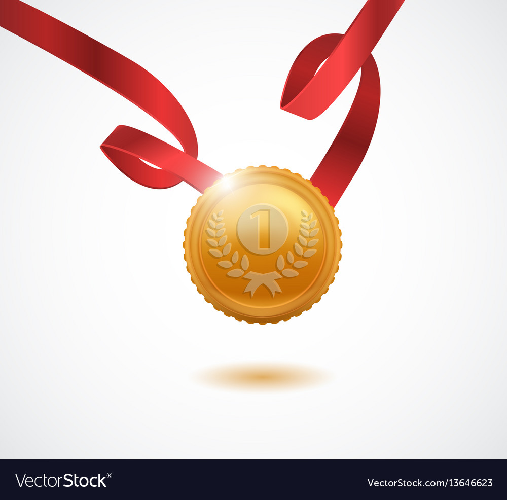 Gold medal for first place