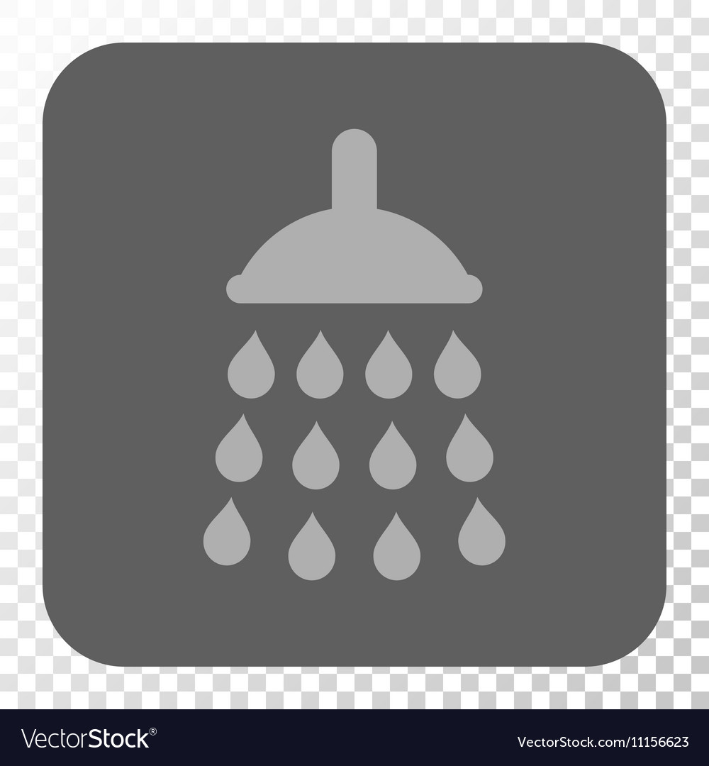 Shower rounded square button