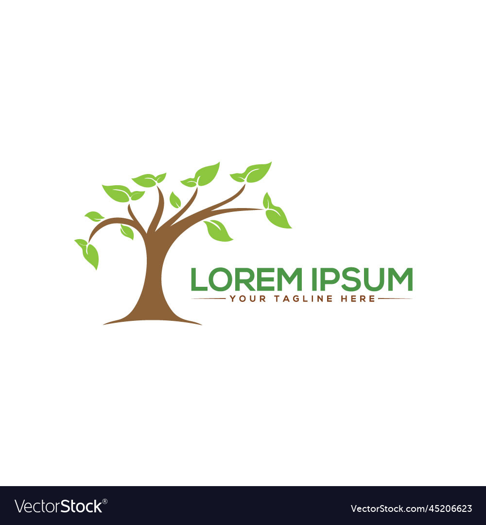 Unique tree logo design