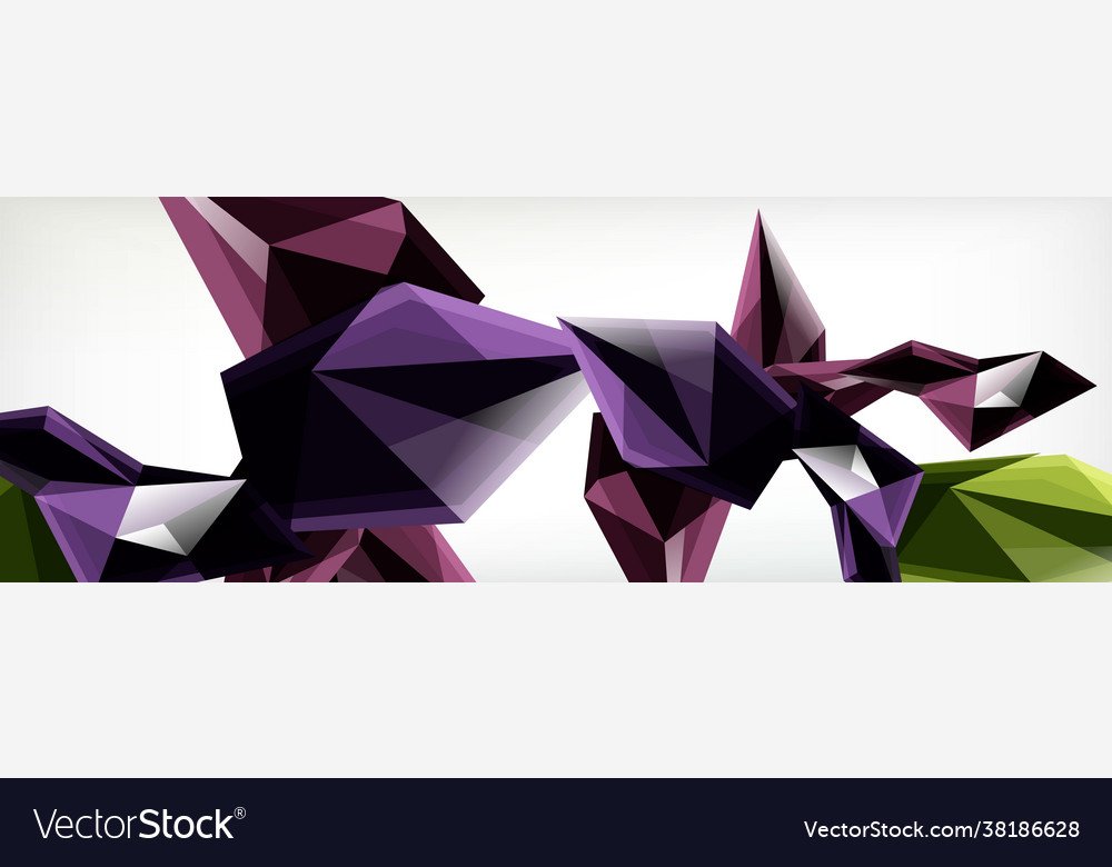 3d triangles and pyramids abstract vector image 3d triangles and pyramids abstract