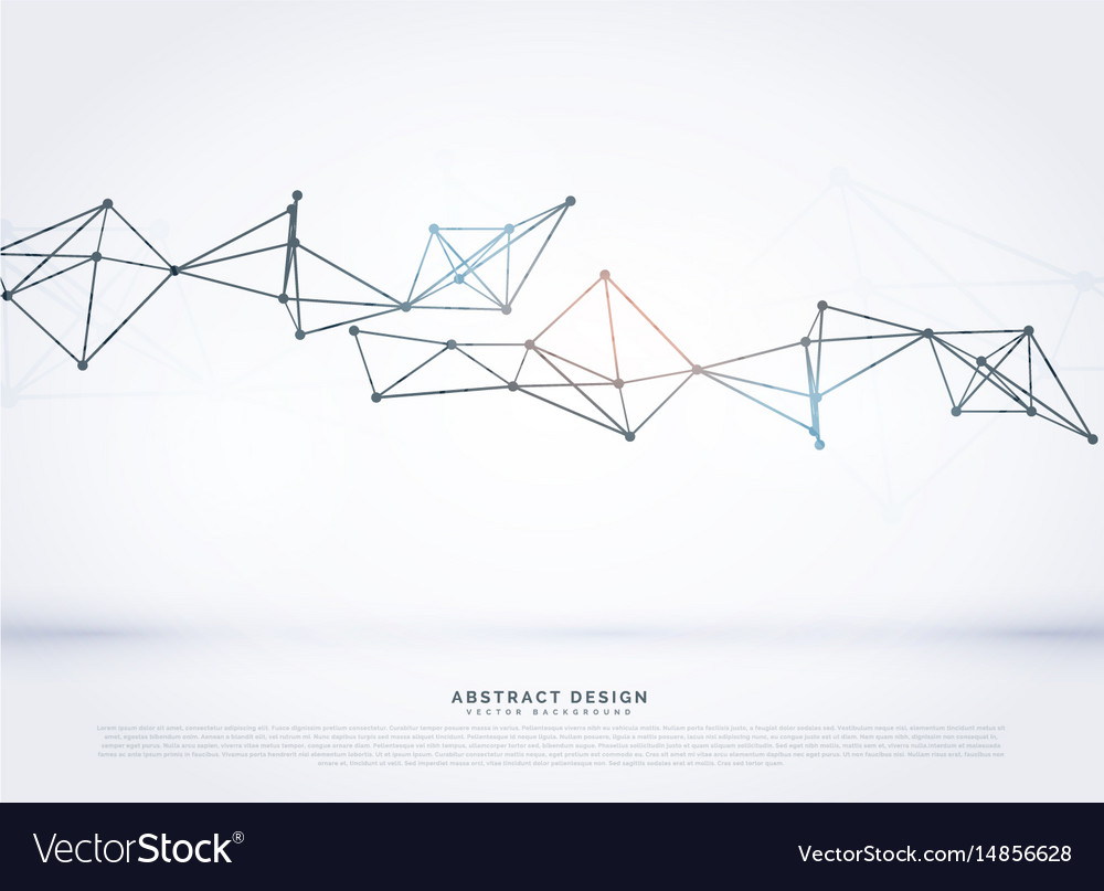 Abstract Mesh Network Background