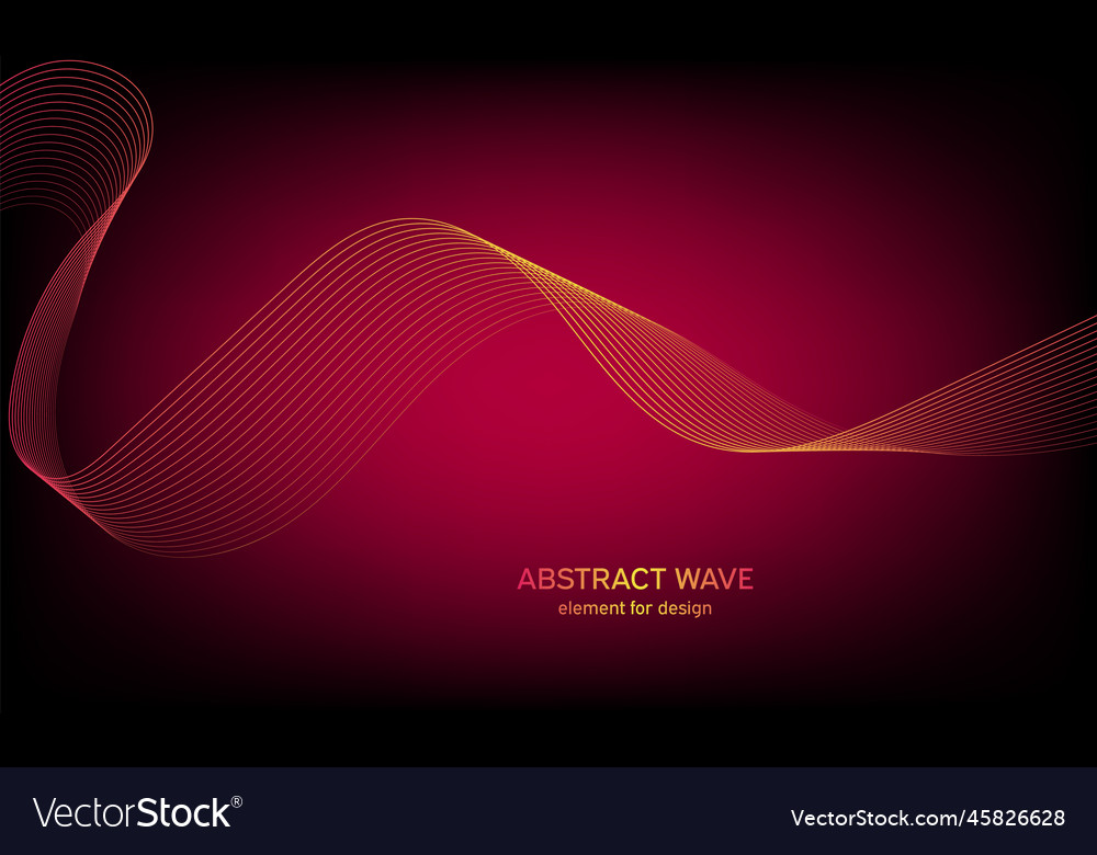 Abstract wave element for design digital vector image Abstract wave element for design digital