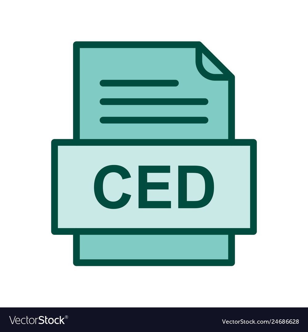 Ced file document icon