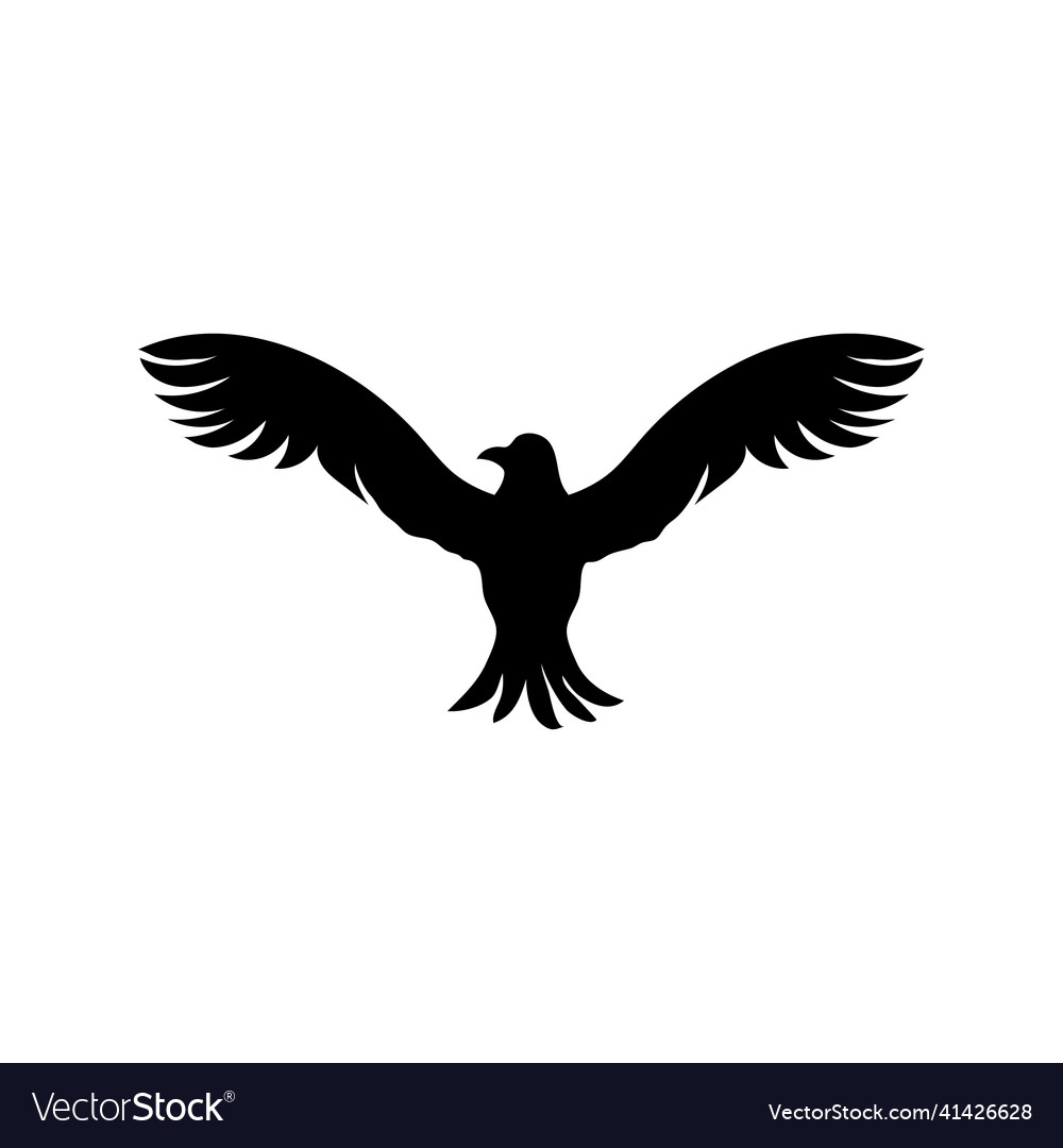 Eagle flying icon design template isolated Vector Image