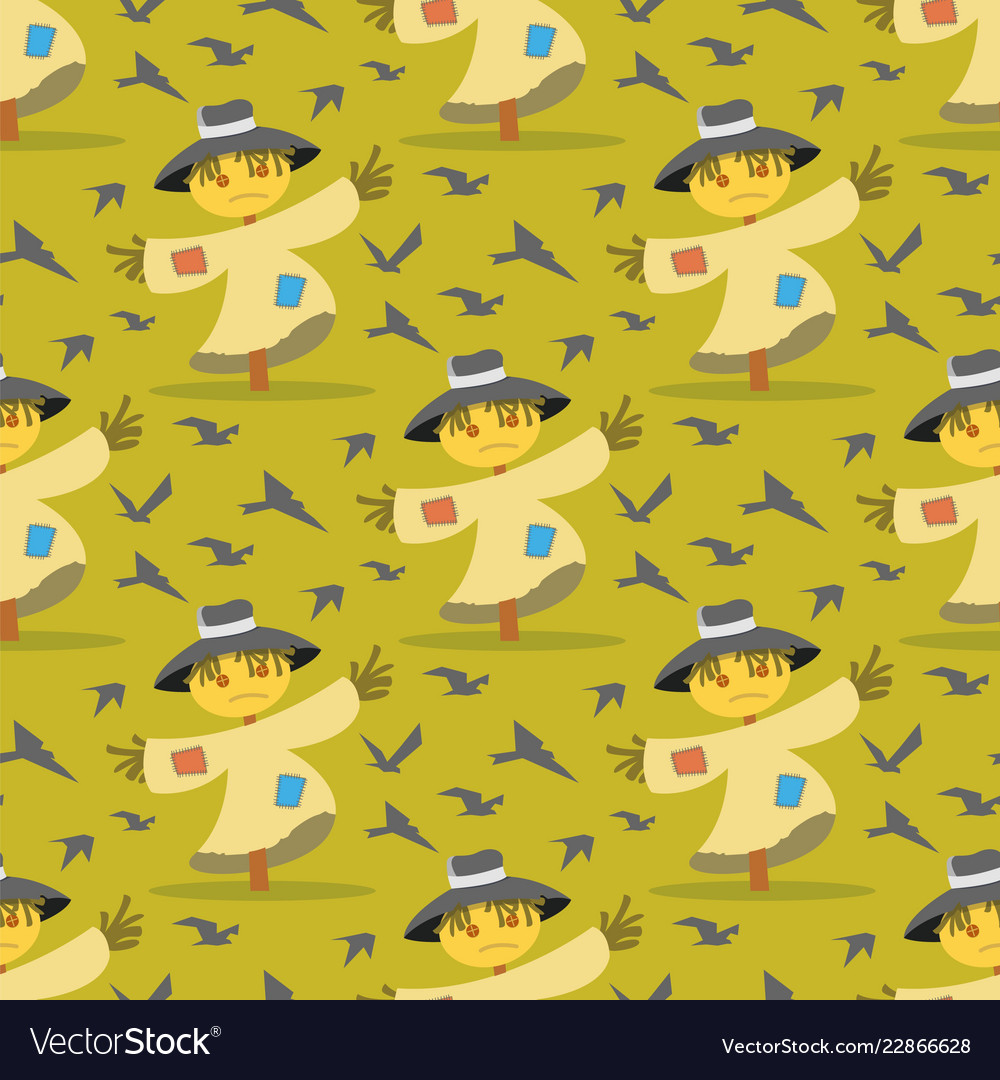 Image pattern scarecrow field scare birds