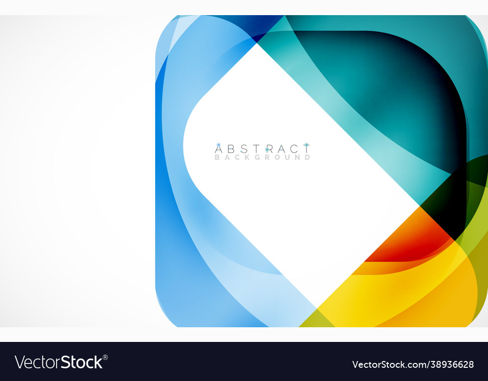 Minimal background abstract square shape vector image Minimal background abstract square shape