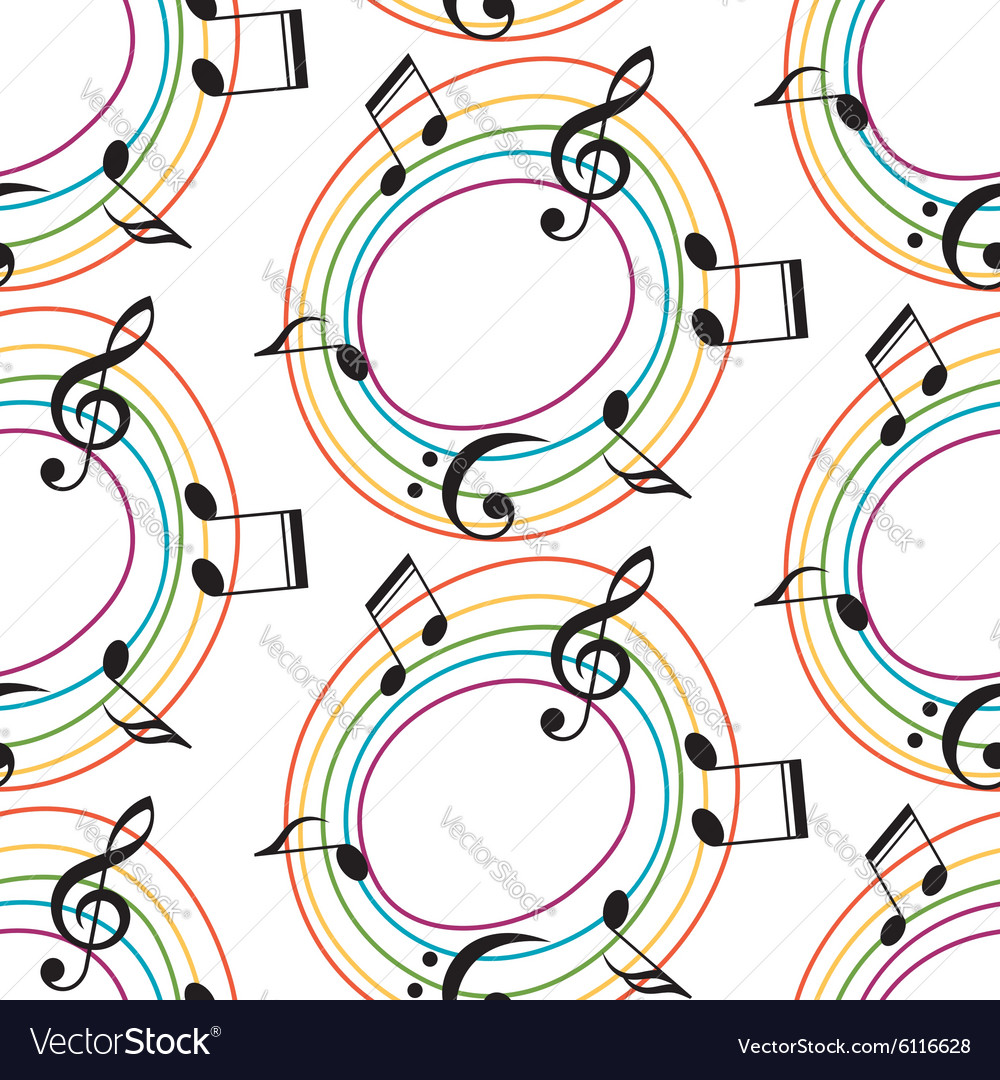 Musical Notes Pattern