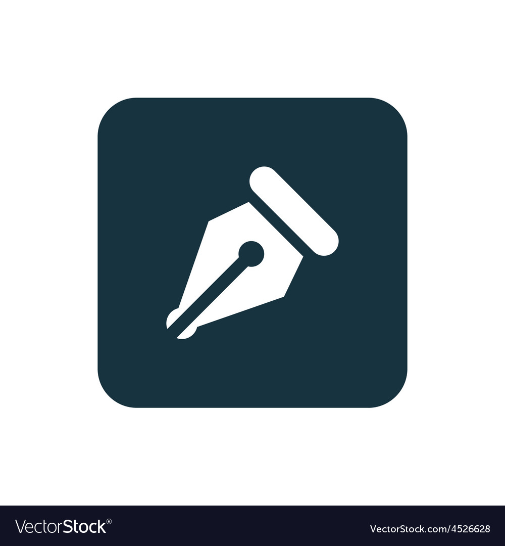 Pen icon rounded squares button