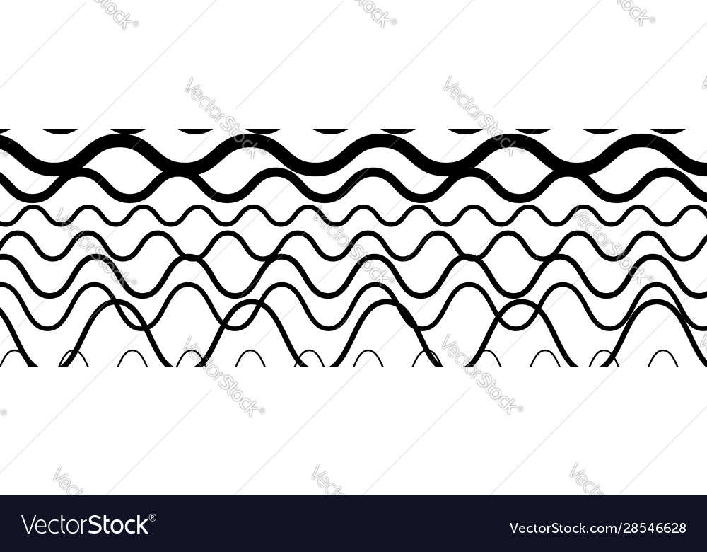 Random wavy zig-zag lines abstract art texture vector image Random wavy zig-zag lines abstract art texture