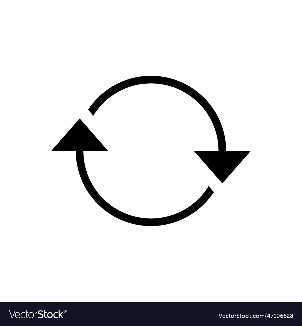 Refresh icon reload update Vector Image Refresh icon reload update