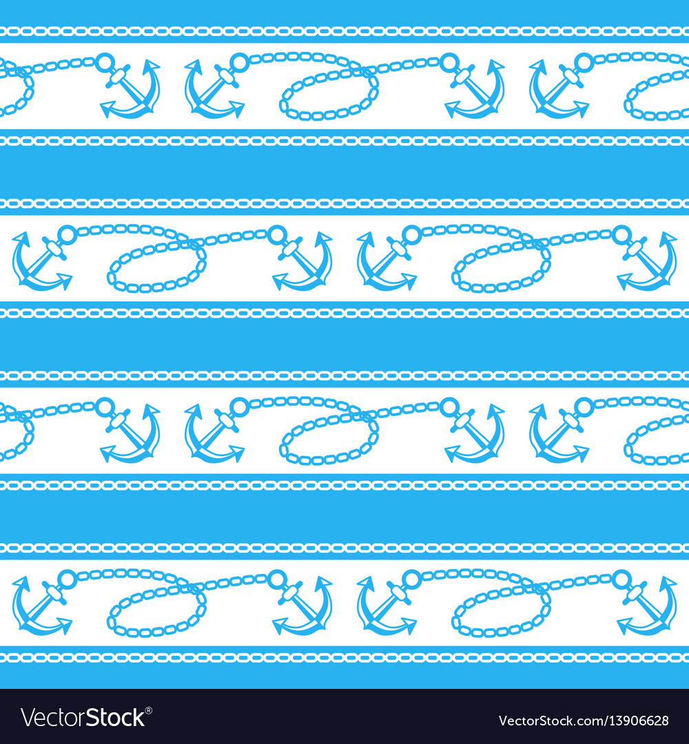 Seamless pattern with anchors ongoing backgrounds vector image Seamless pattern with anchors ongoing backgrounds
