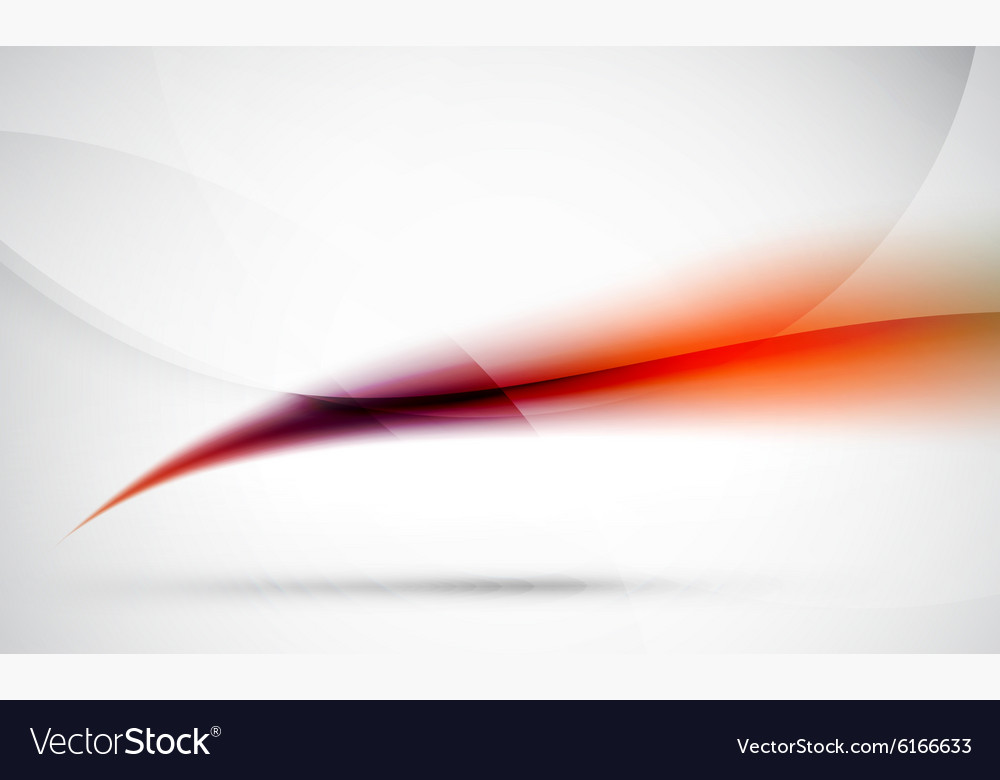 Abstract background red wavy blurred line Vector Image