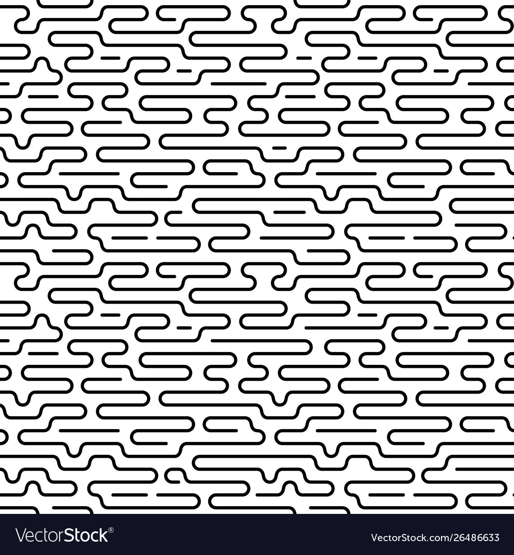 Abstract Monochrome Line Pattern