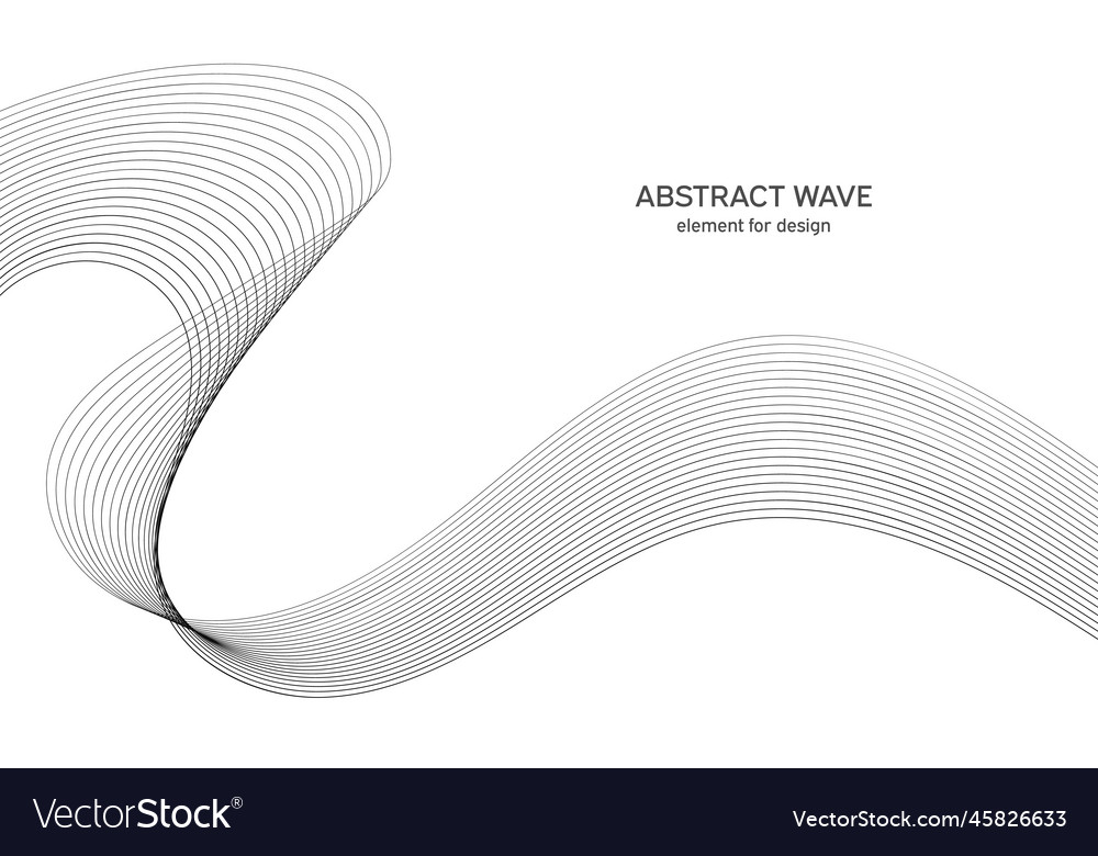 Abstract wave element for design digital Vector Image Abstract wave element for design digital