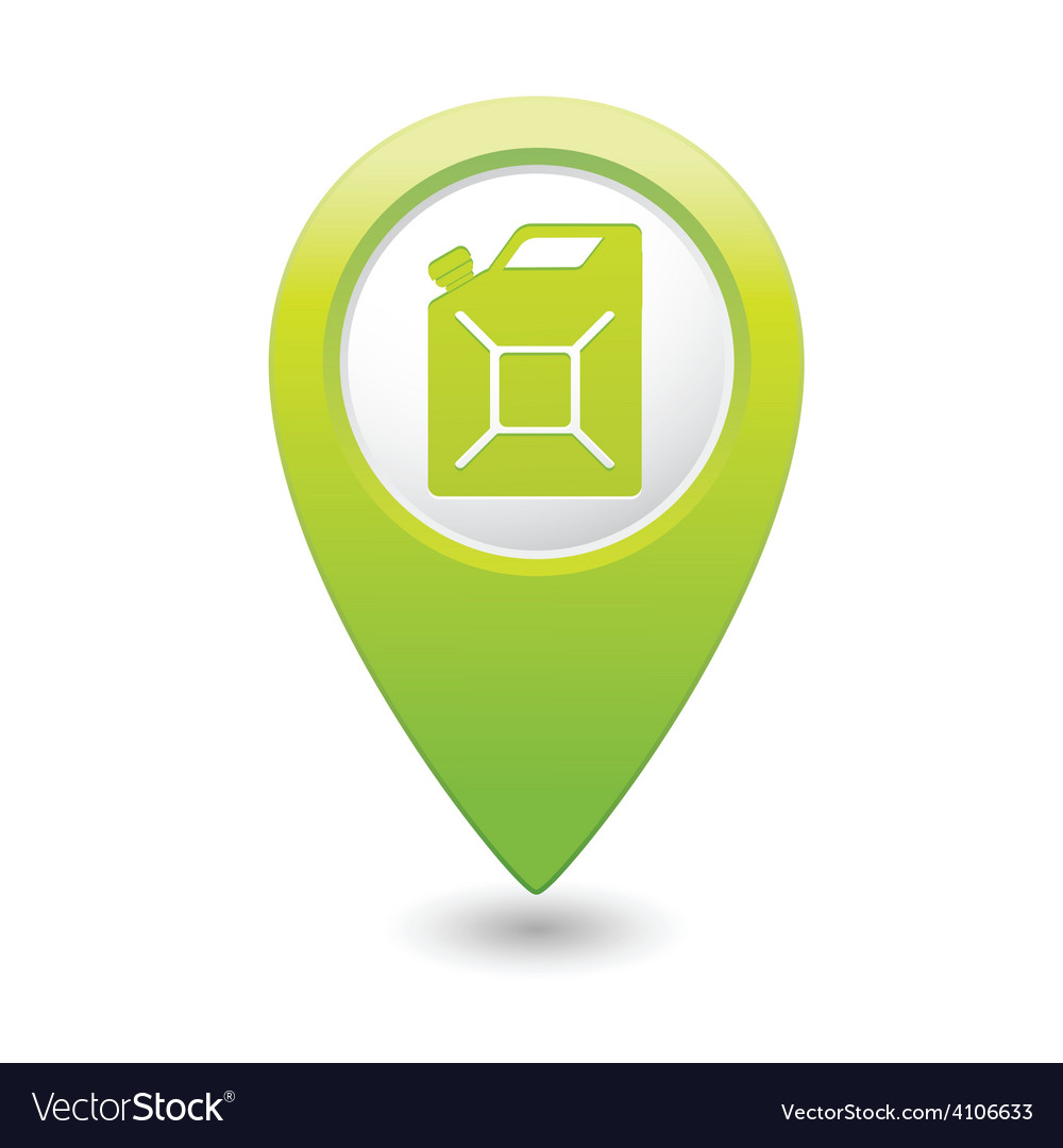 Canister green map pointer