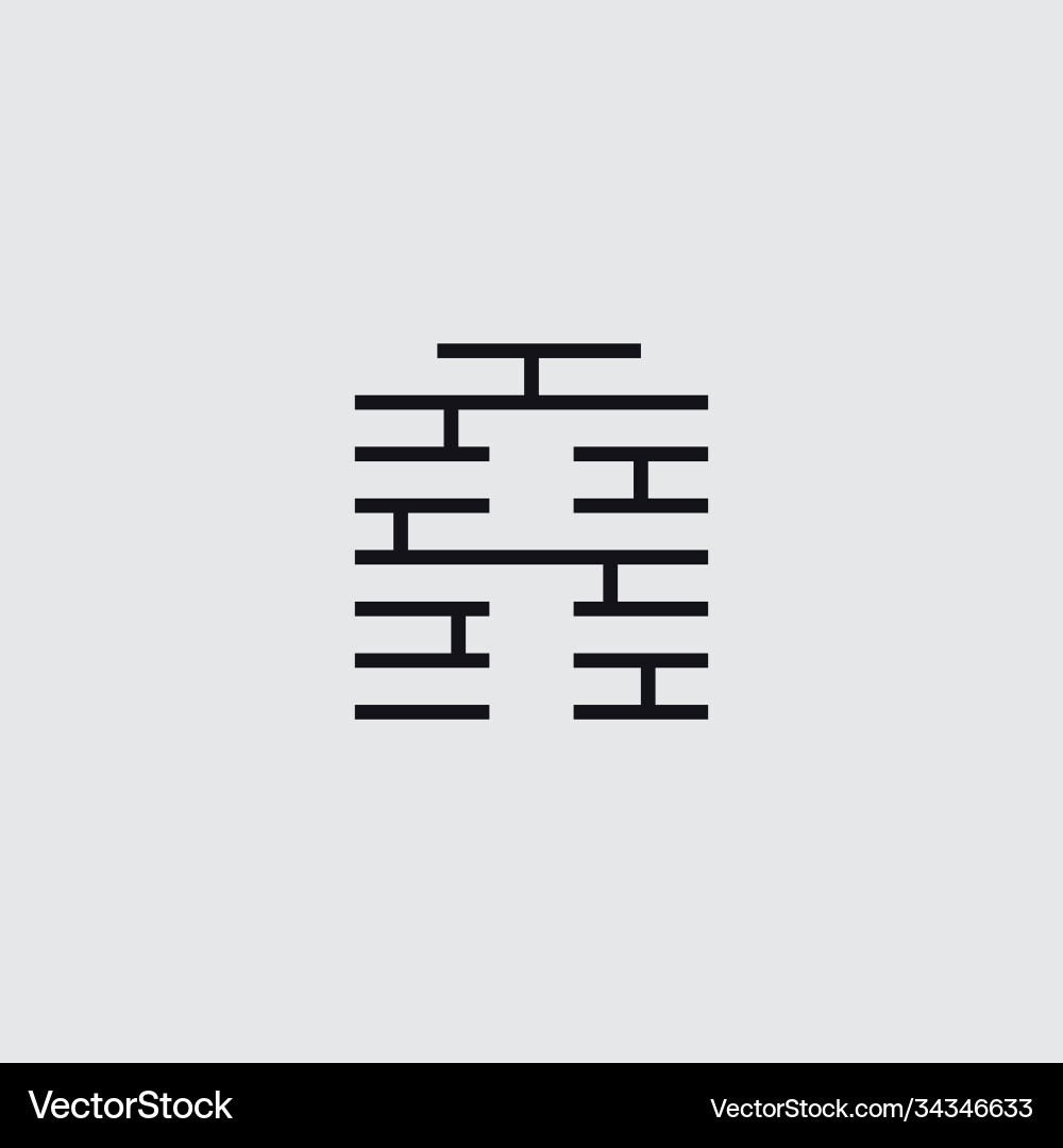 Construction letter Royalty Free Vector Image - VectorStock