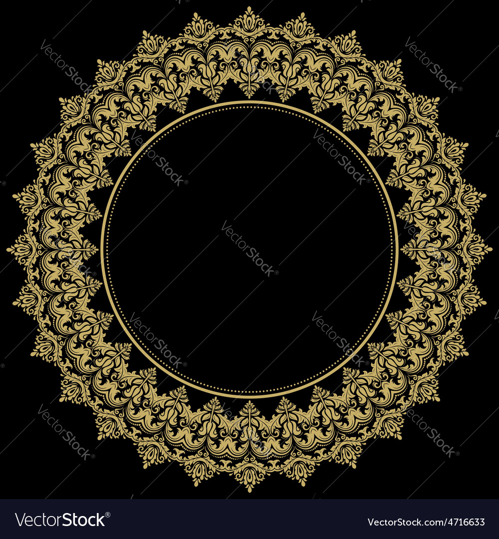 Damask orient pattern Royalty Free Vector Image