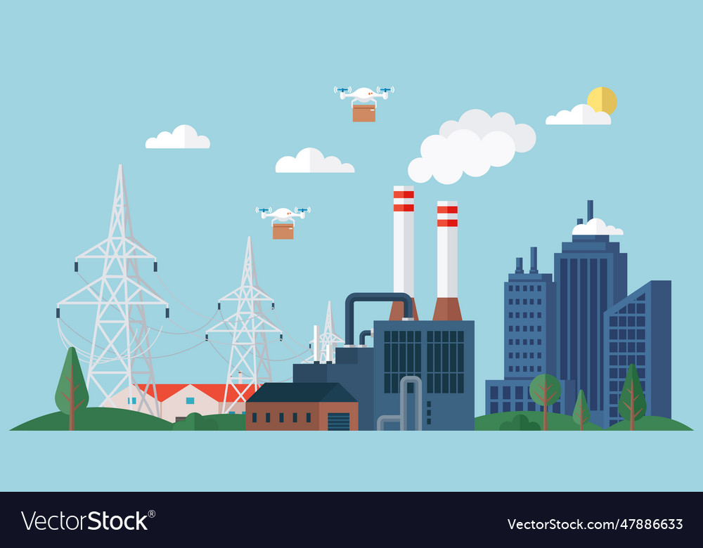 Delivery and logistic selecting rpa mode vector image Delivery and logistic selecting rpa mode