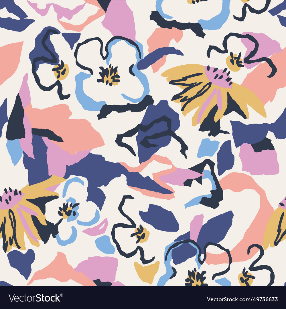 Blumenblatt Repeat Muster