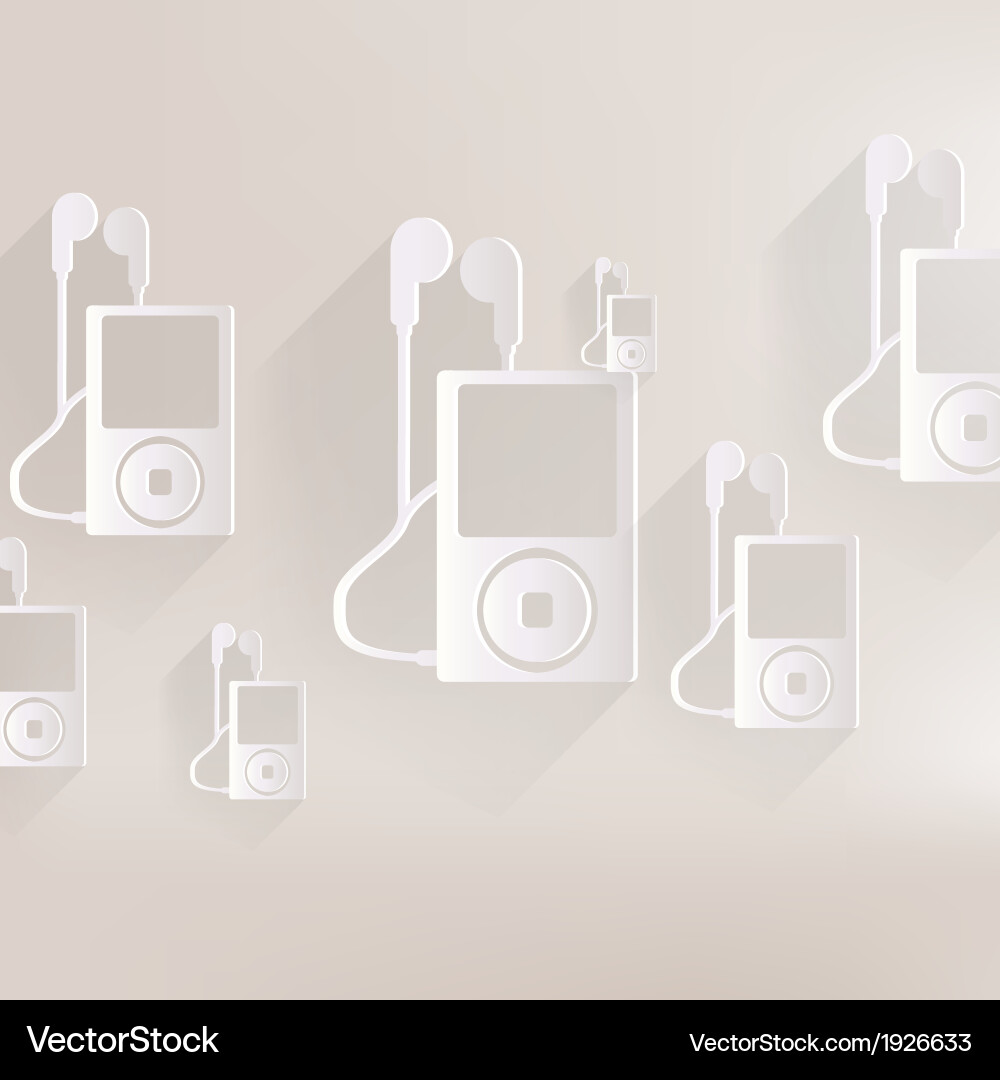 Mp3 player icon Royalty Free Vector Image - VectorStock