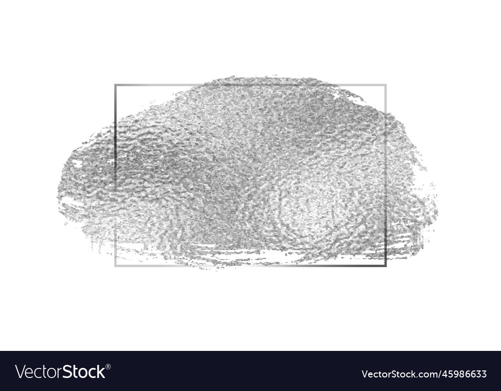 Silver foil texture empty frame background design