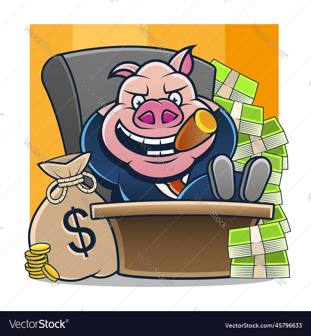 Super businessman to do with a suitcase vector image Super businessman to do with a suitcase