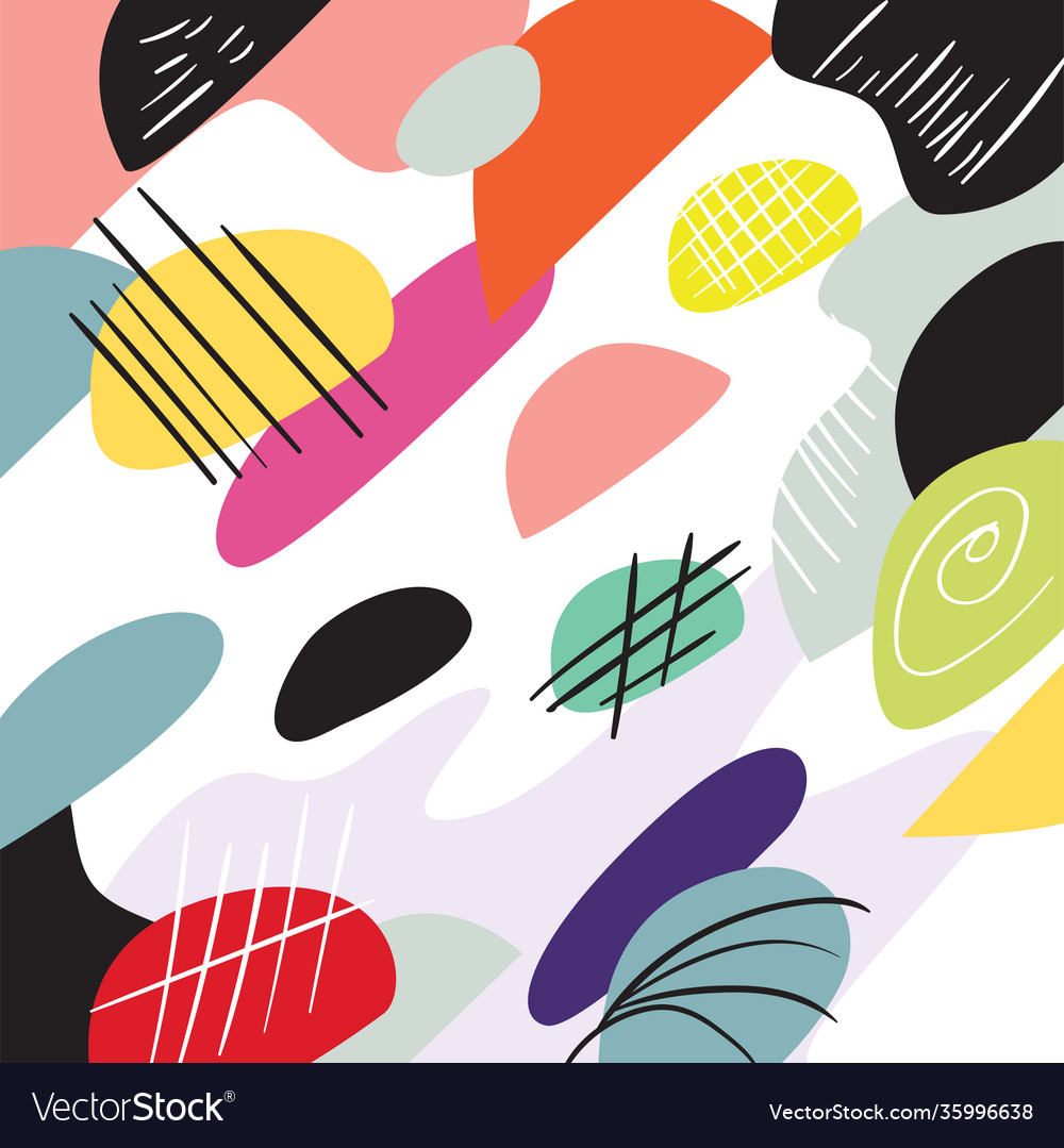 Abstract circles and lines pattern background
