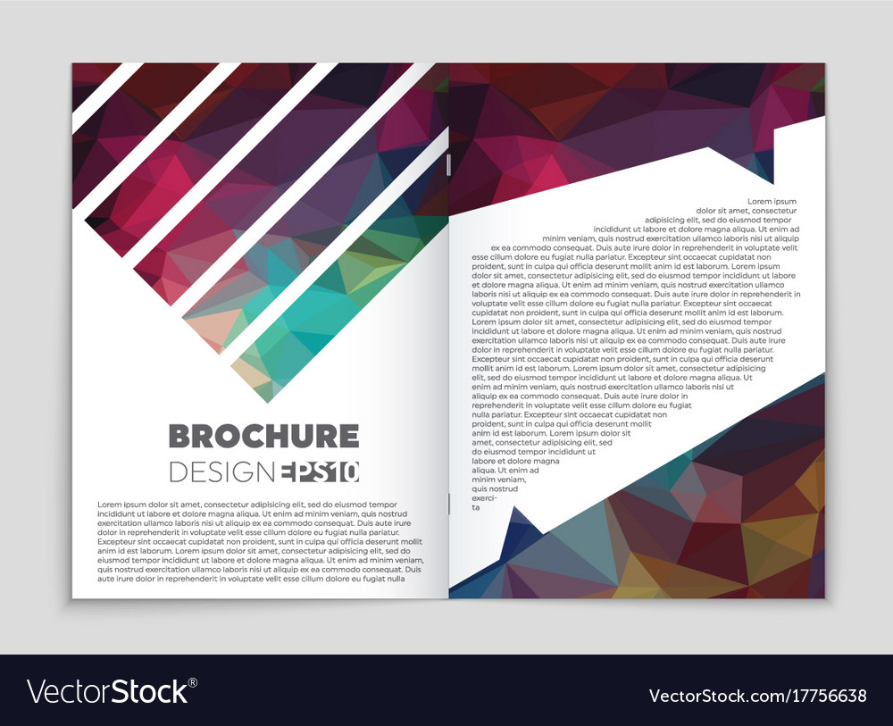 Abstract layout background set for art