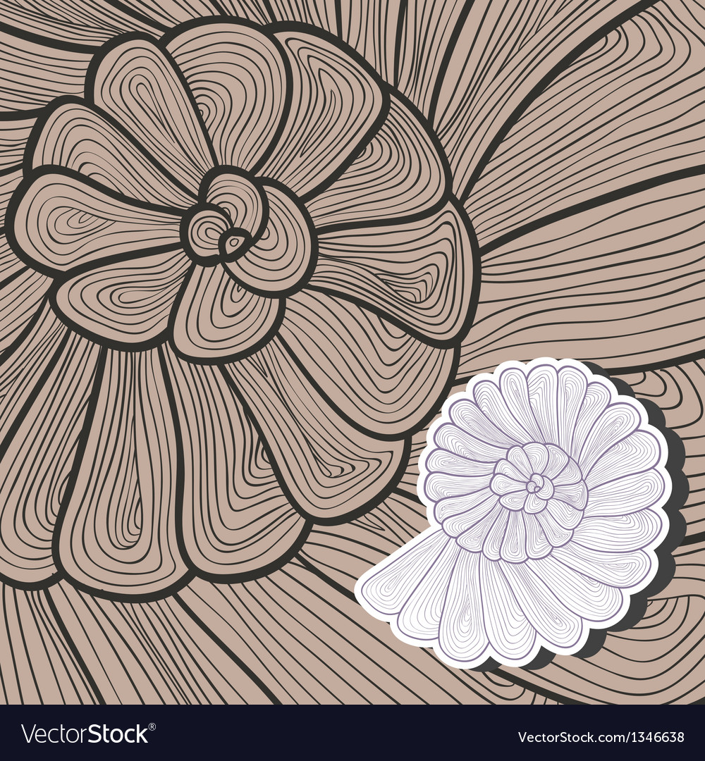 Background pattern of stylized snail