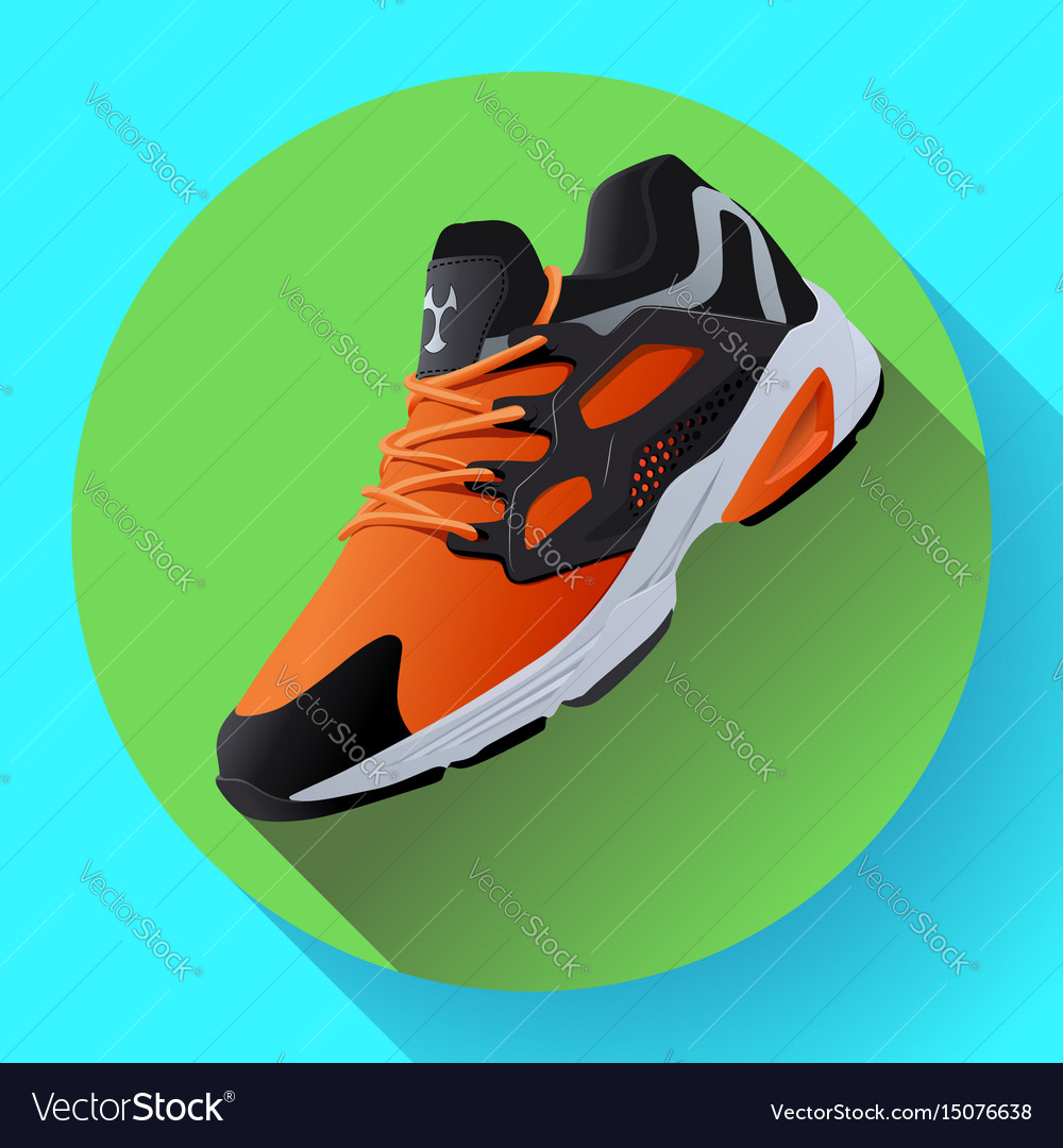 on training shoes