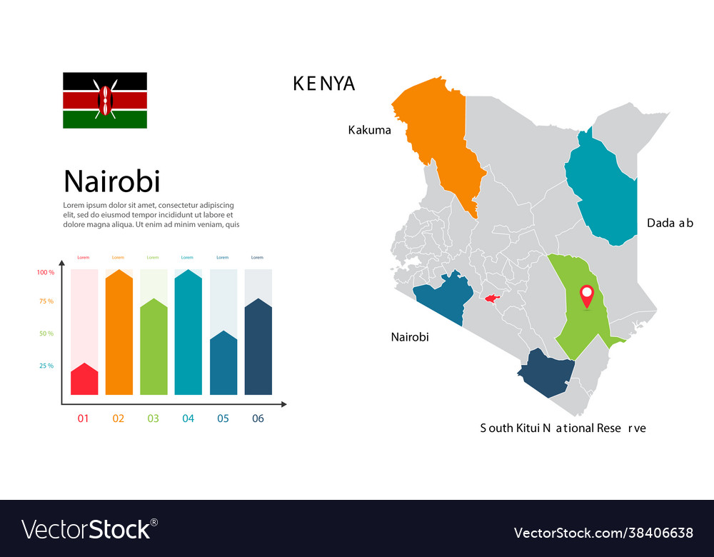 Kenya map image a global in form