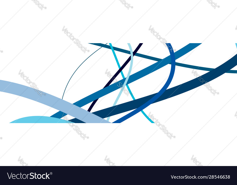 Random wavy zig-zag lines abstract art texture vector image Random wavy zig-zag lines abstract art texture