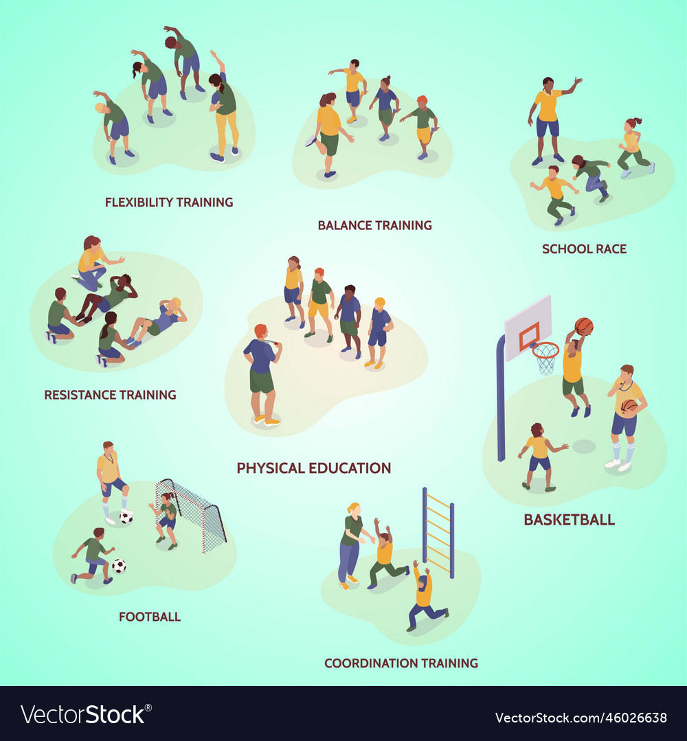 Set isolated lesson compositions with editable tex Vector Image Set isolated lesson compositions with editable tex