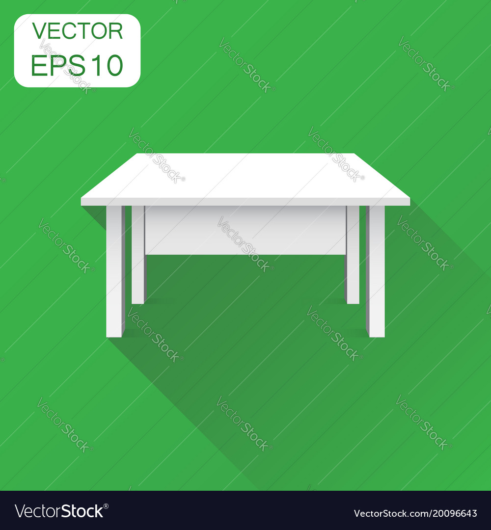 3d table for object presentation icon business