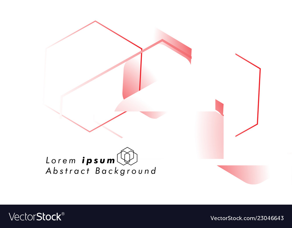 Abstract background concepts of hexagon shapes vector image Abstract background concepts of hexagon shapes
