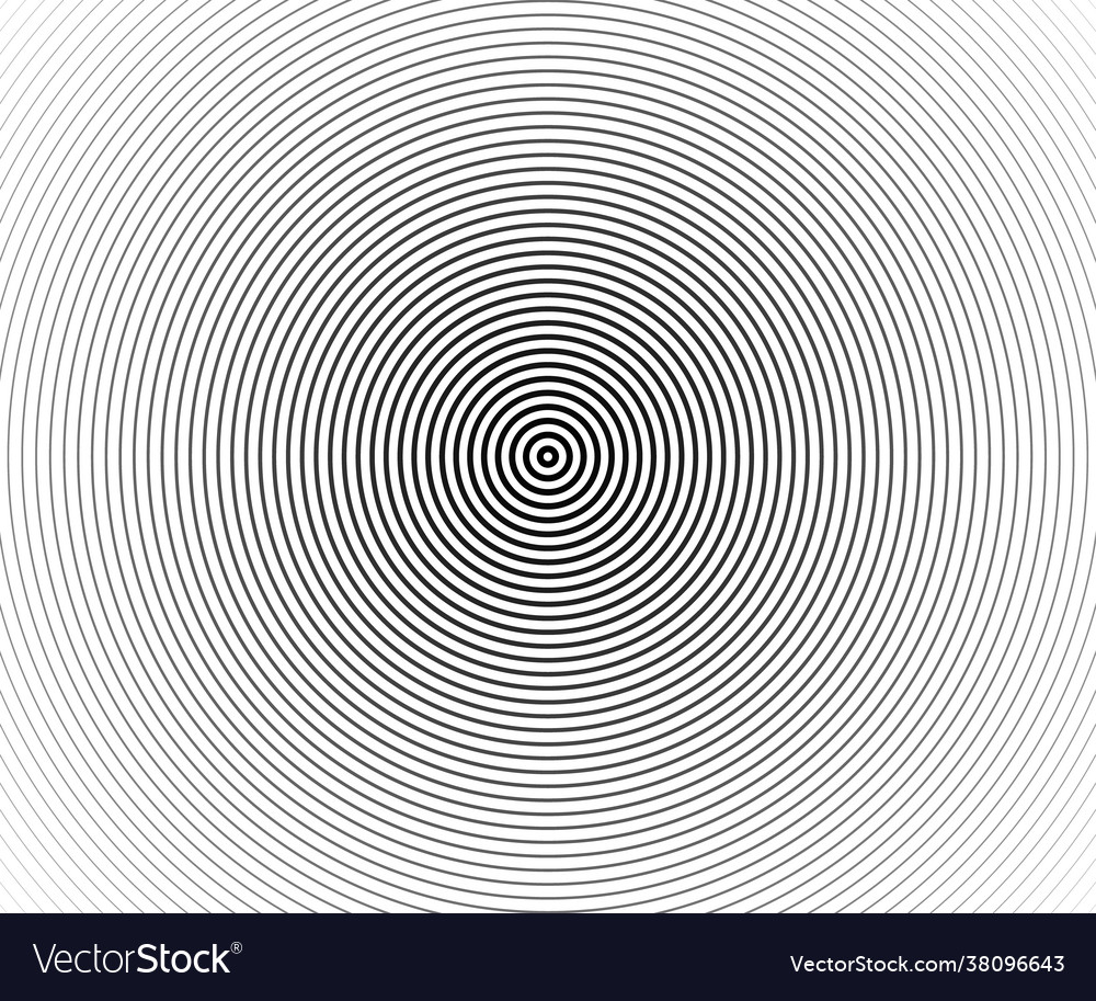 Abstract circle pattern black and white color Vector Image