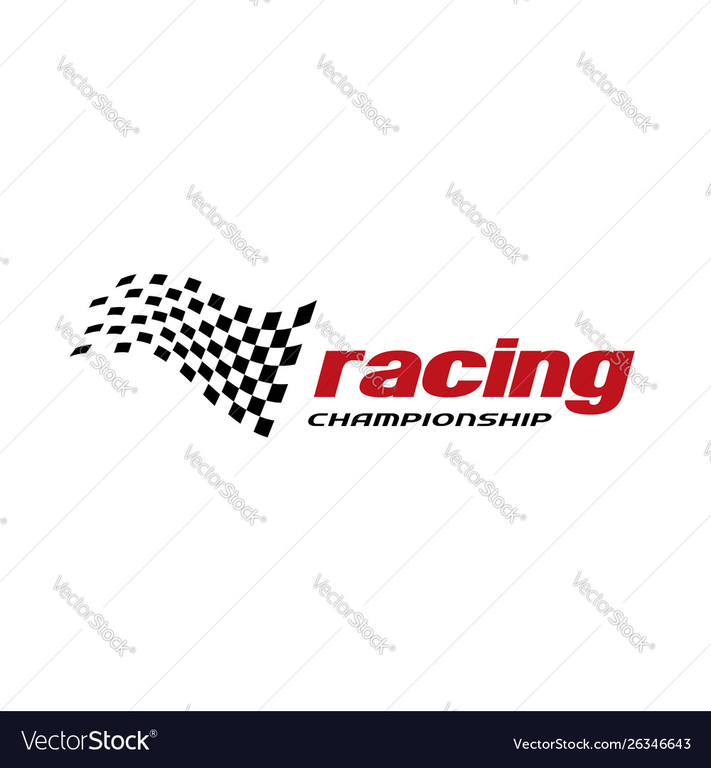 Fahne Icon - Racing Symbol
