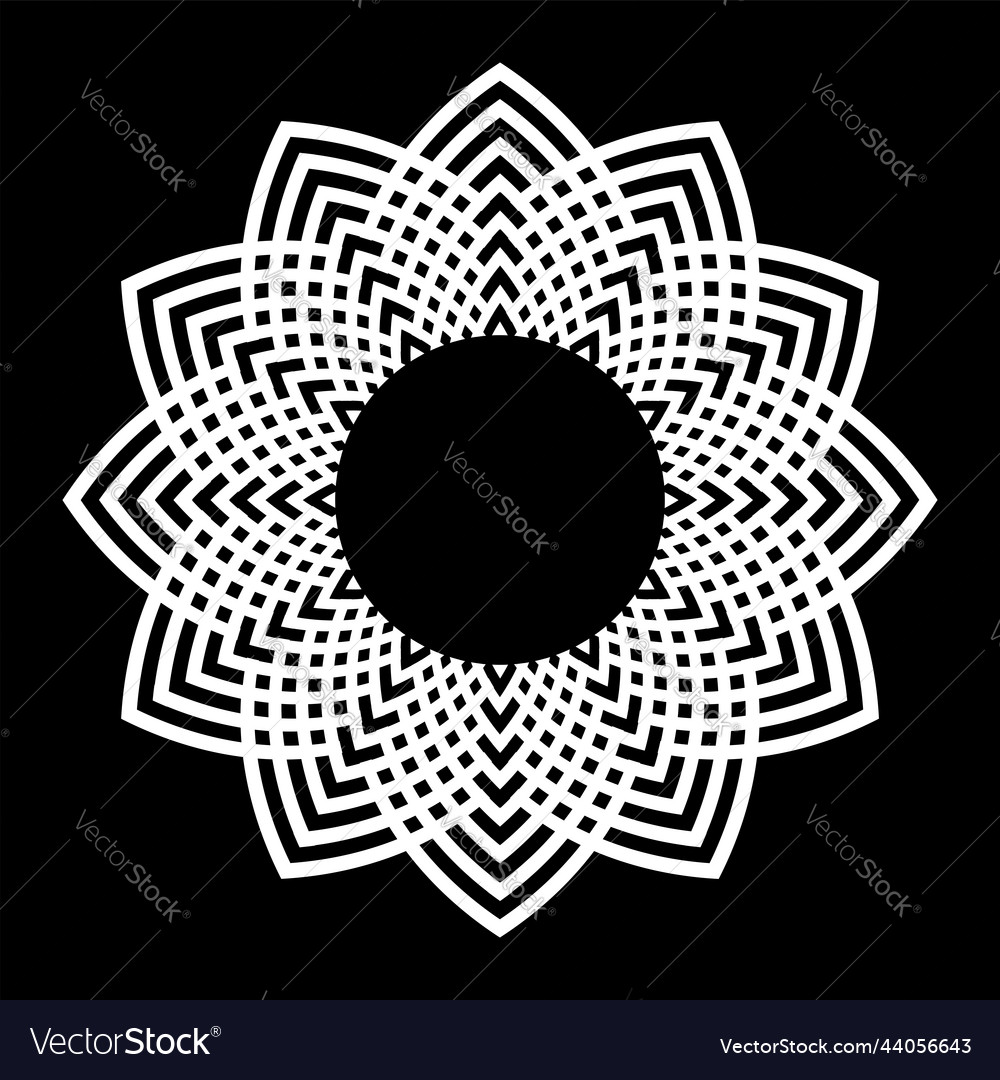 Circle pattern vector image Circle pattern