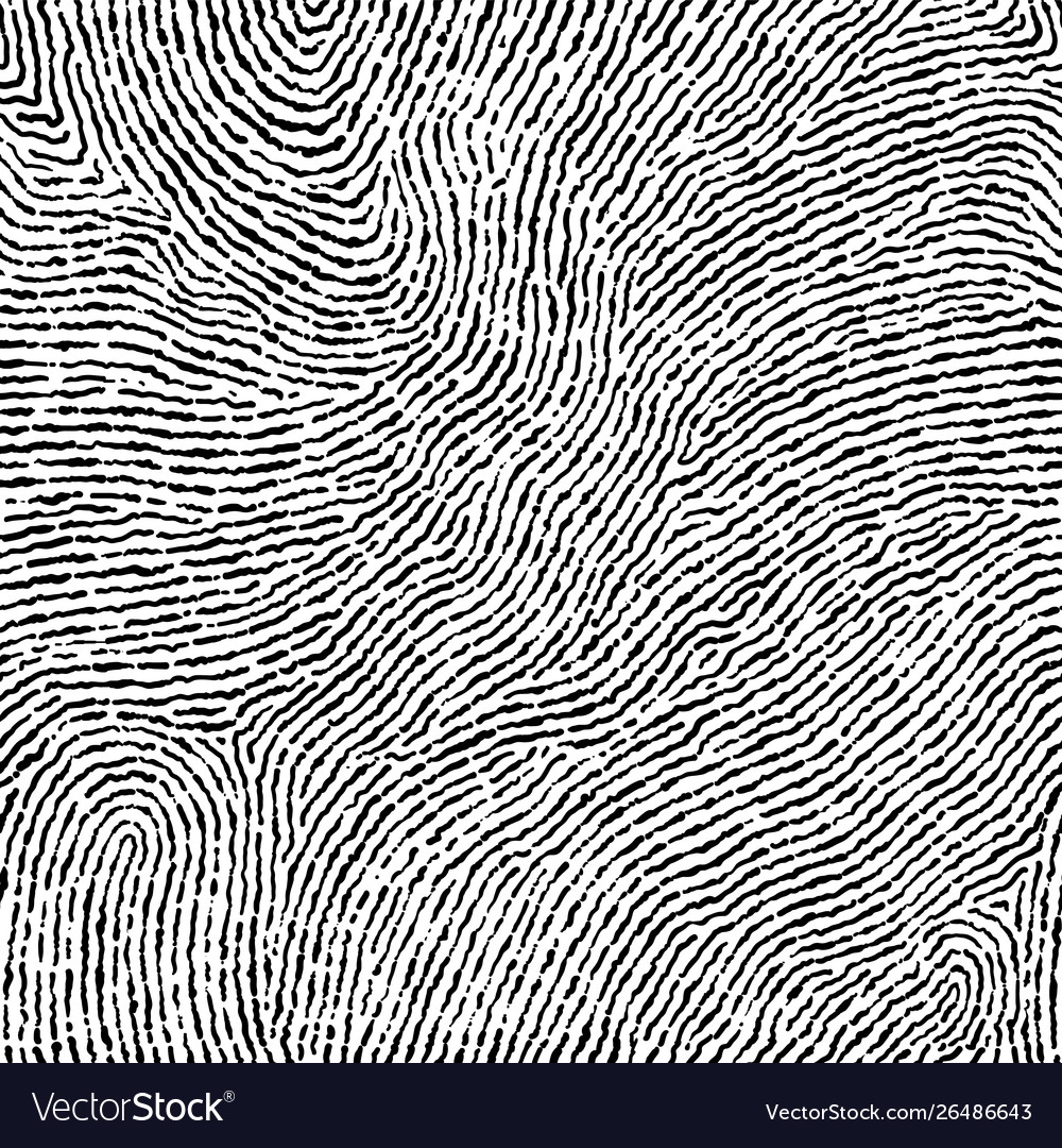 Fingerprint seamless background on square shape