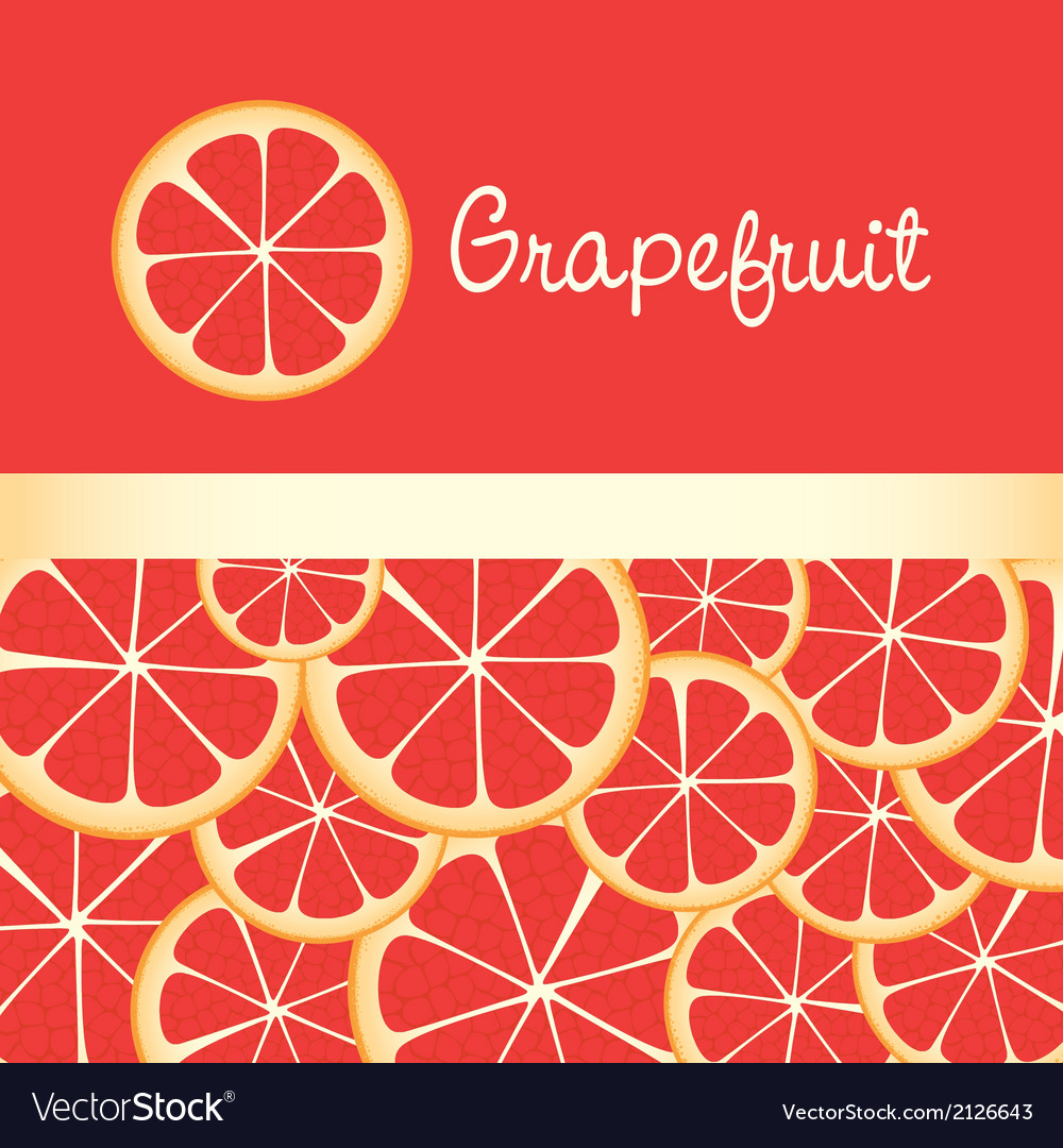 Grapefruit Slice Background