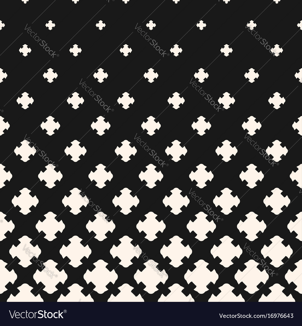 Halftone pattern gradient transition effect cross