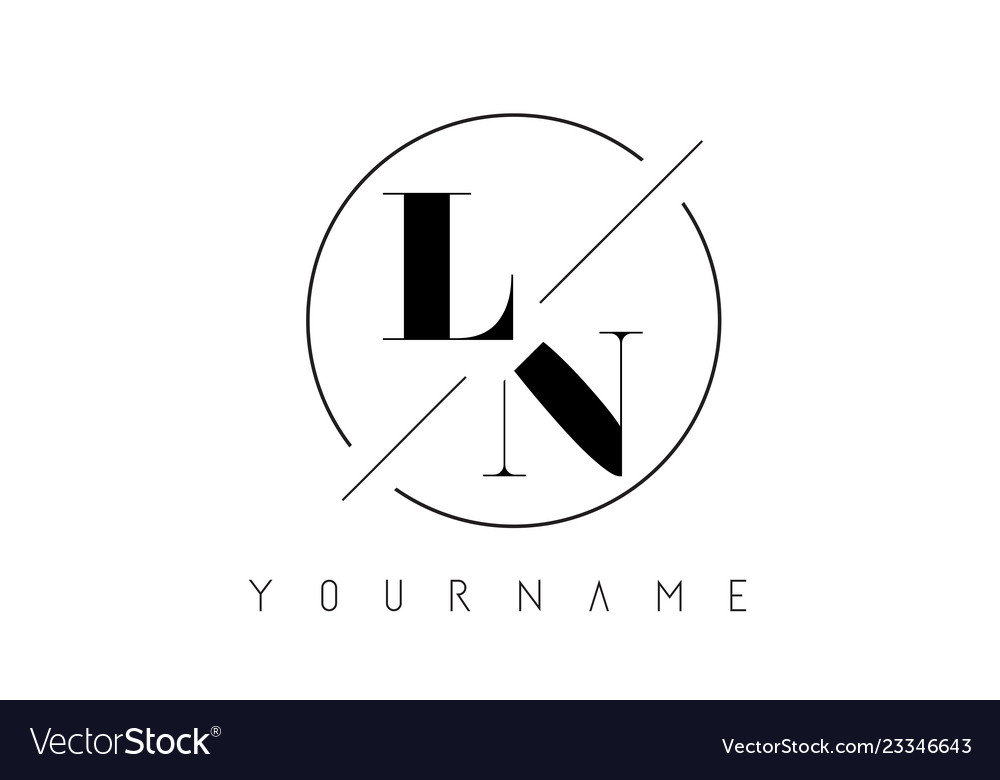 Letter LN Logo Design Template. LN, L N Letter Logo Modern, Flat,  Minimalist, Business, Company Sign Royalty Free SVG, Cliparts, Vectors, and  Stock Illustration. Image 179115623.