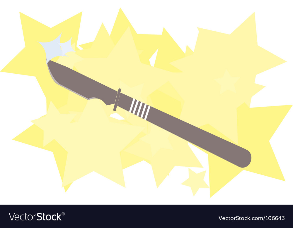 Medical knife Royalty Free Vector Image - VectorStock