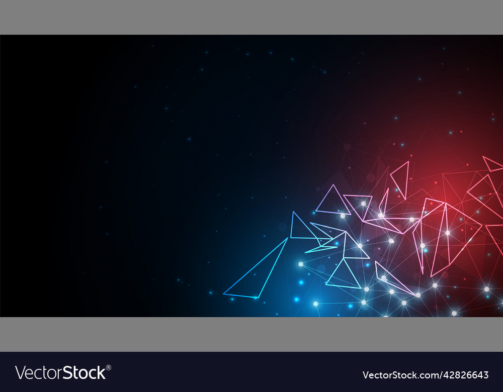 Technology background with hi-tech digital data vector image Technology background with hi-tech digital data