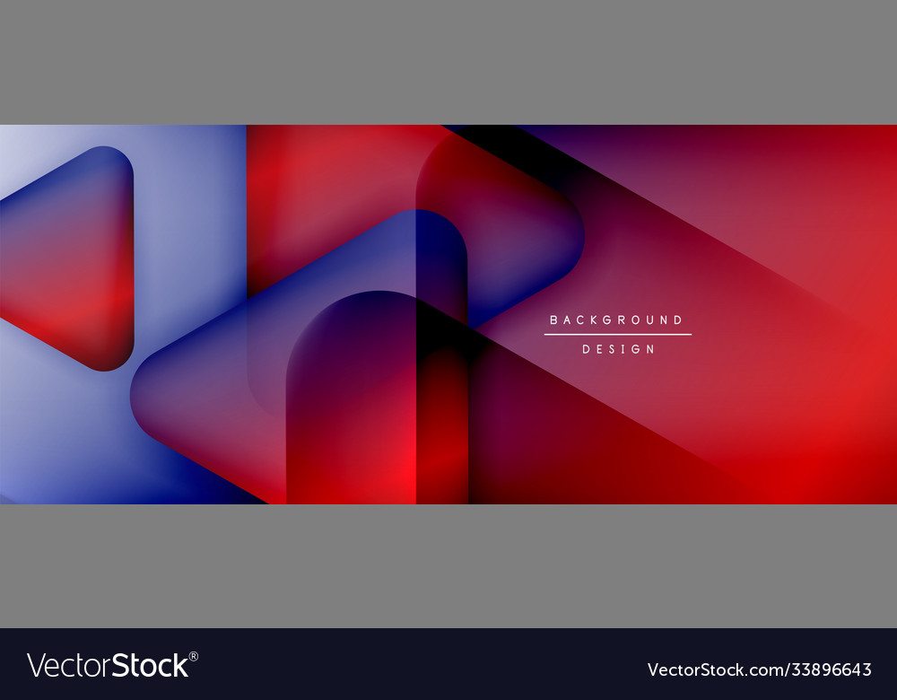 Triangle shapes geometric abstract background 3d