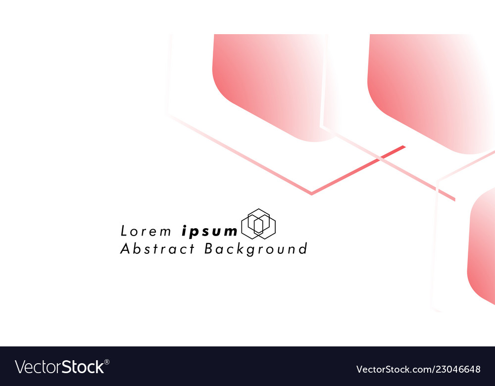 Abstract background concepts of hexagon shapes vector image Abstract background concepts of hexagon shapes