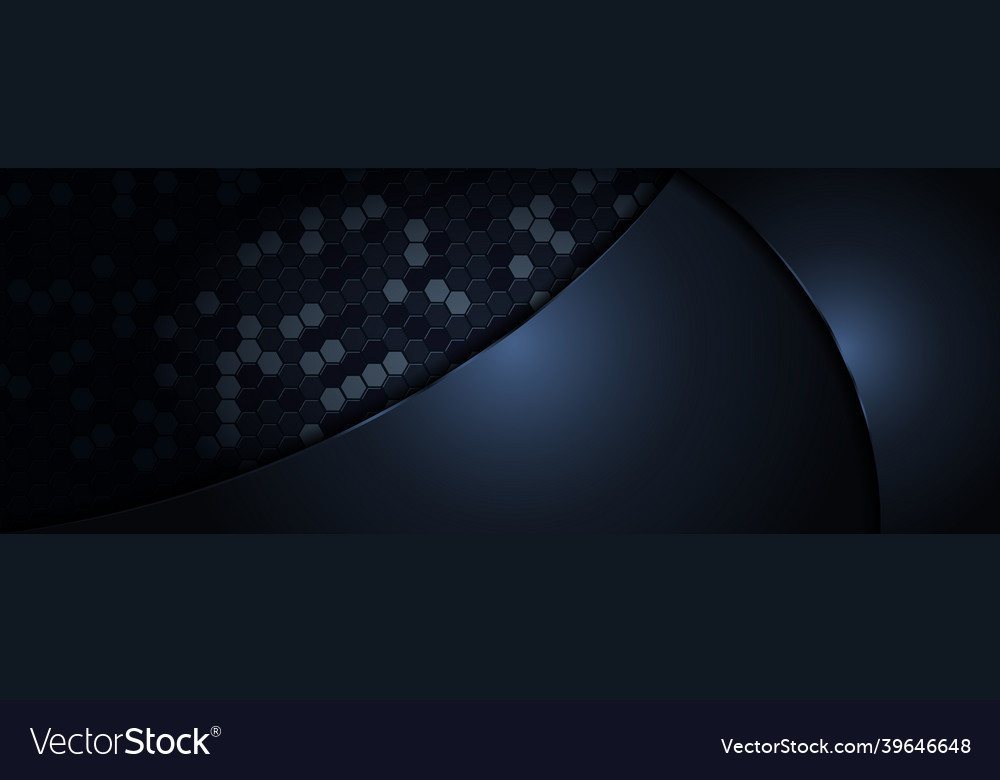 Abstract dark navy background with various shape vector image Abstract dark navy background with various shape