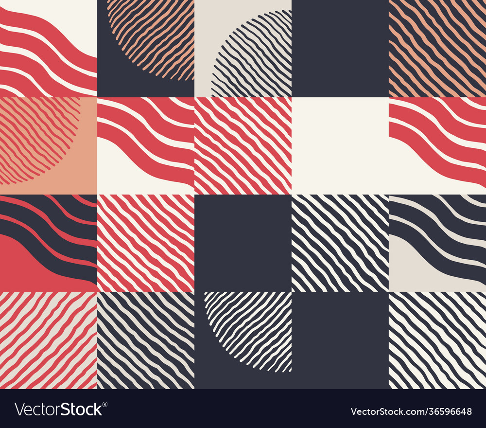 Abstract hand-drawn pattern design vector image Abstract hand-drawn pattern design