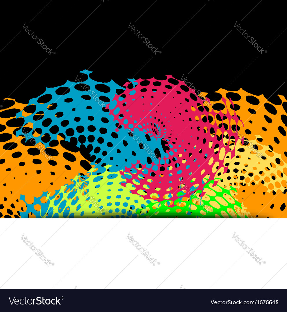 Background with colorful patterns