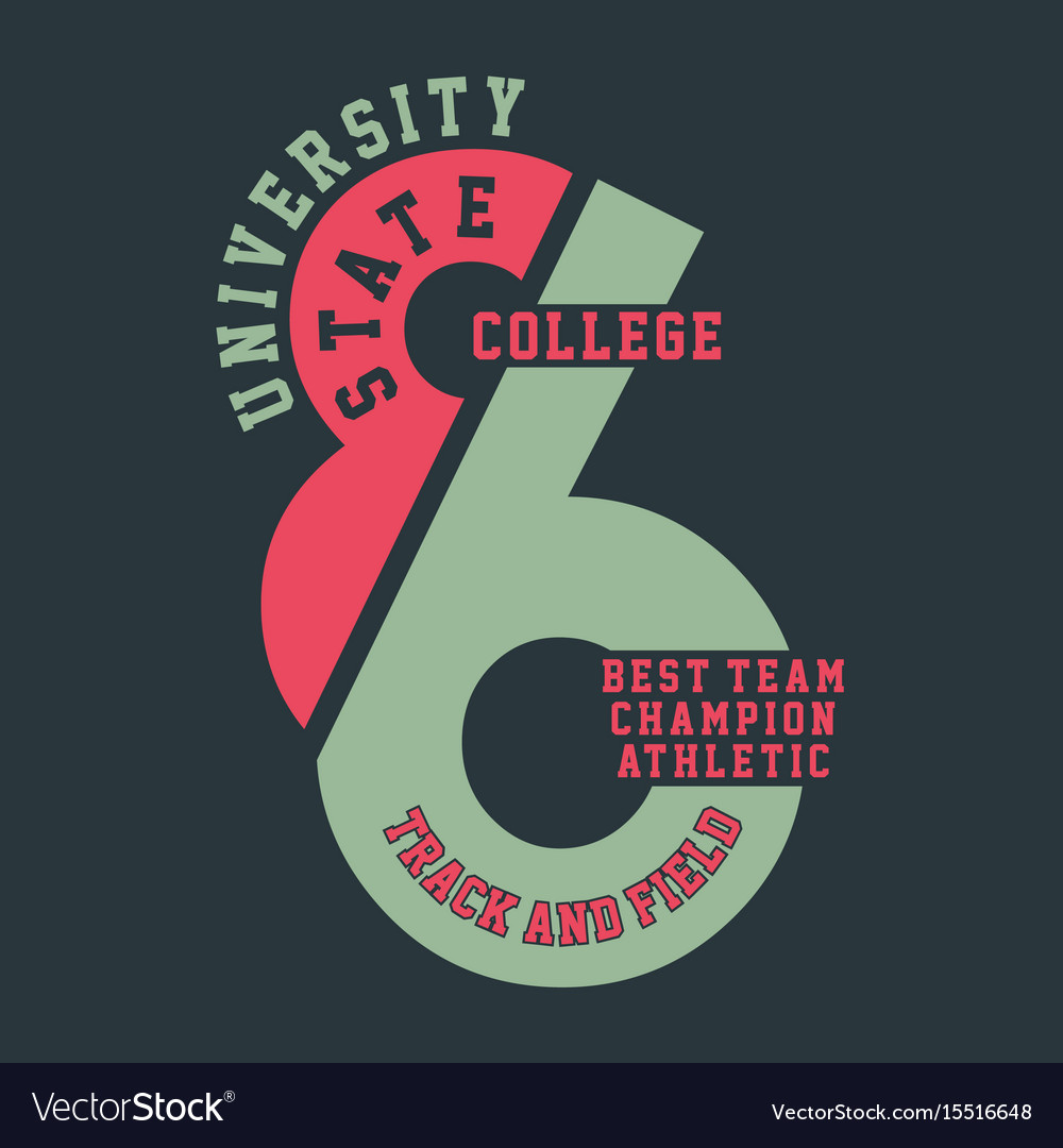 College State Typography